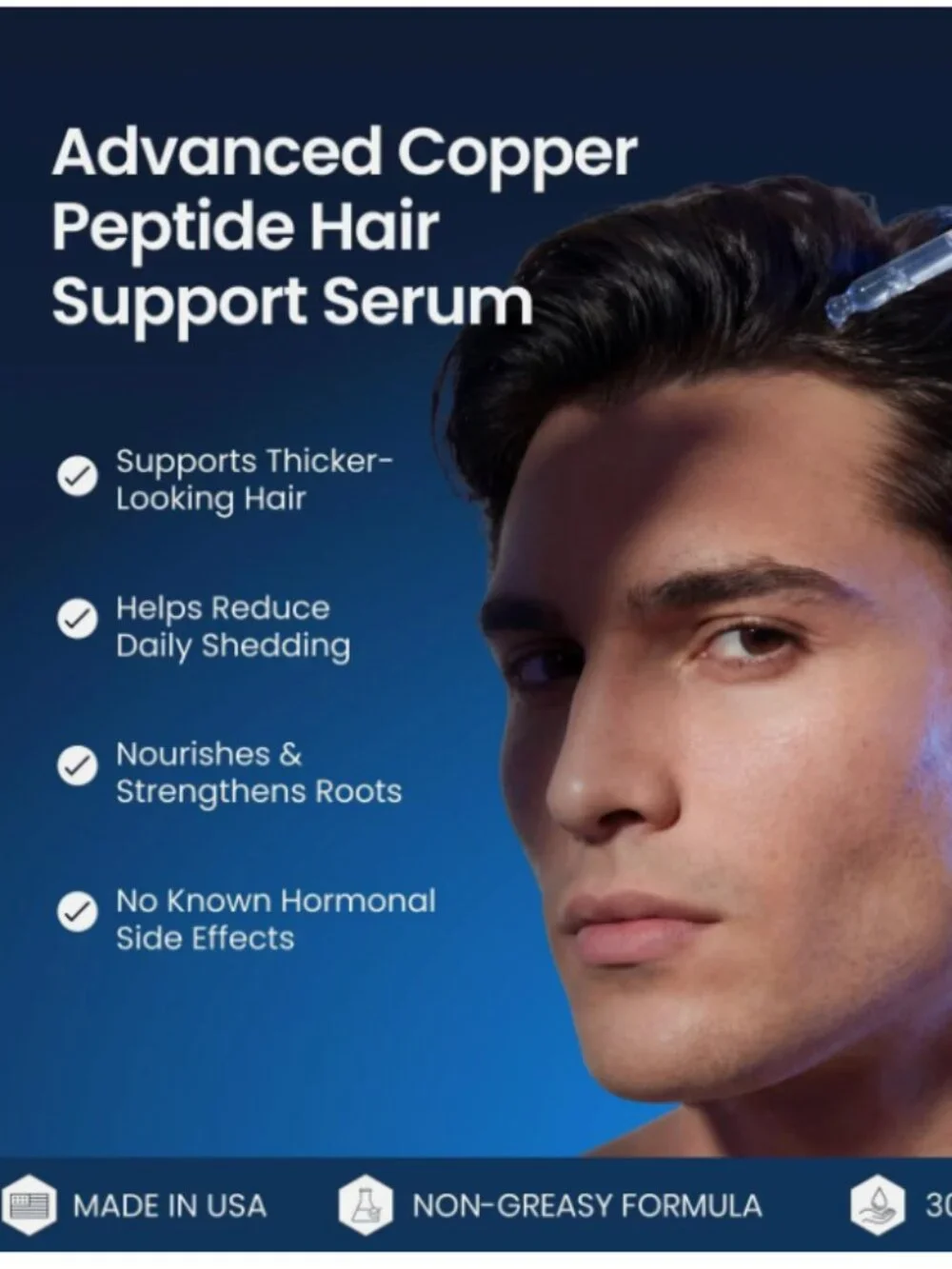 MSRP $60 - FLEAVA Hair Regrowth Serum – Advanced Formula – 1 oz / 30 mL – NIB